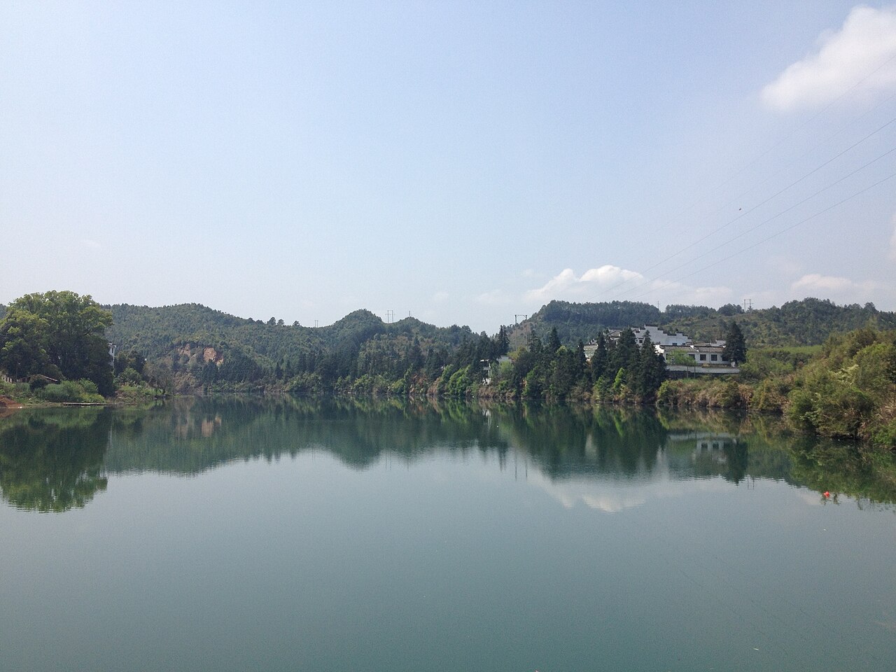 篁岭的晒秋架——那个「晒秋人家」